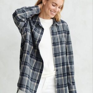 Jenni Kayne Boyfriend Flannel Shirt